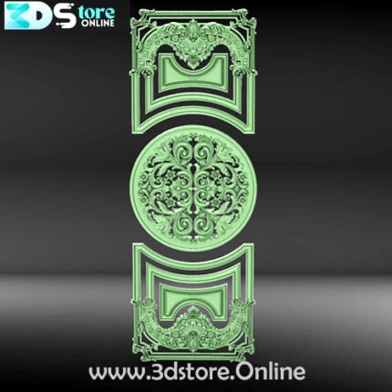 Intricate Wooden Door Patterns for CNC Router