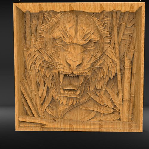 Premium Tiger 3D Model for 3D Printing