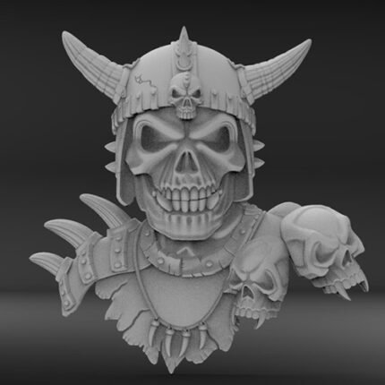 Horror Skull 3D STL File