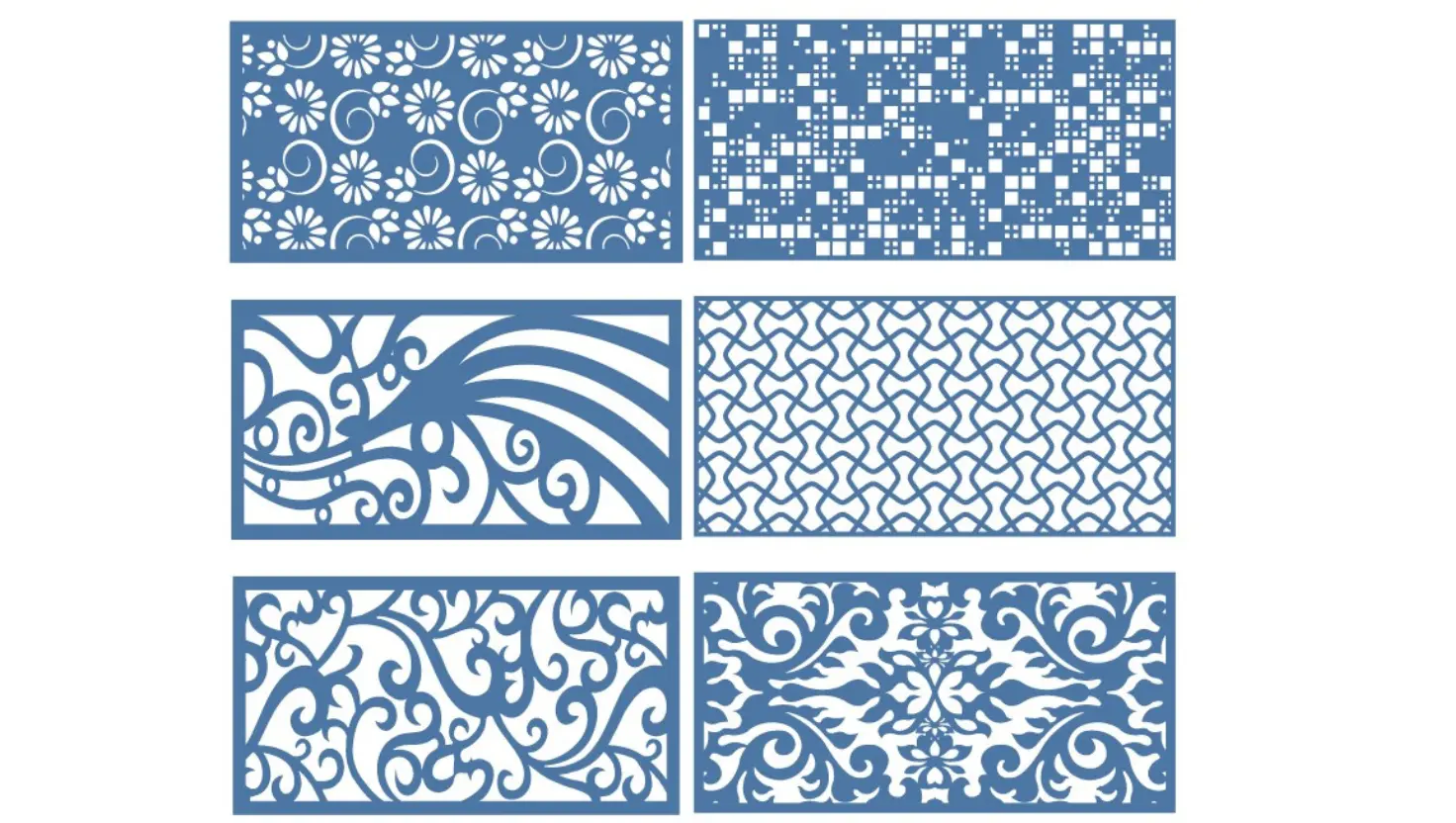 Door laser jali cutting design