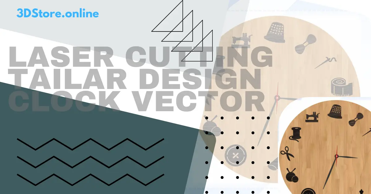 tailor Wall Decor Clock